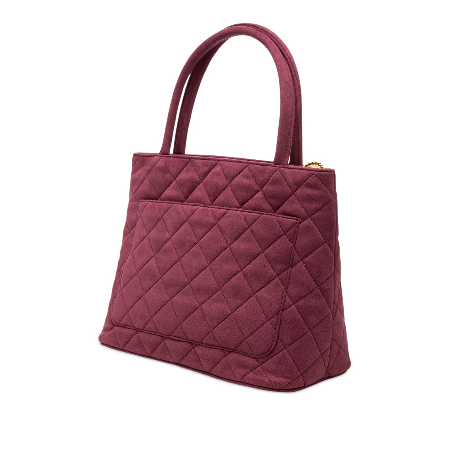 Chanel Suede Medallion Tote