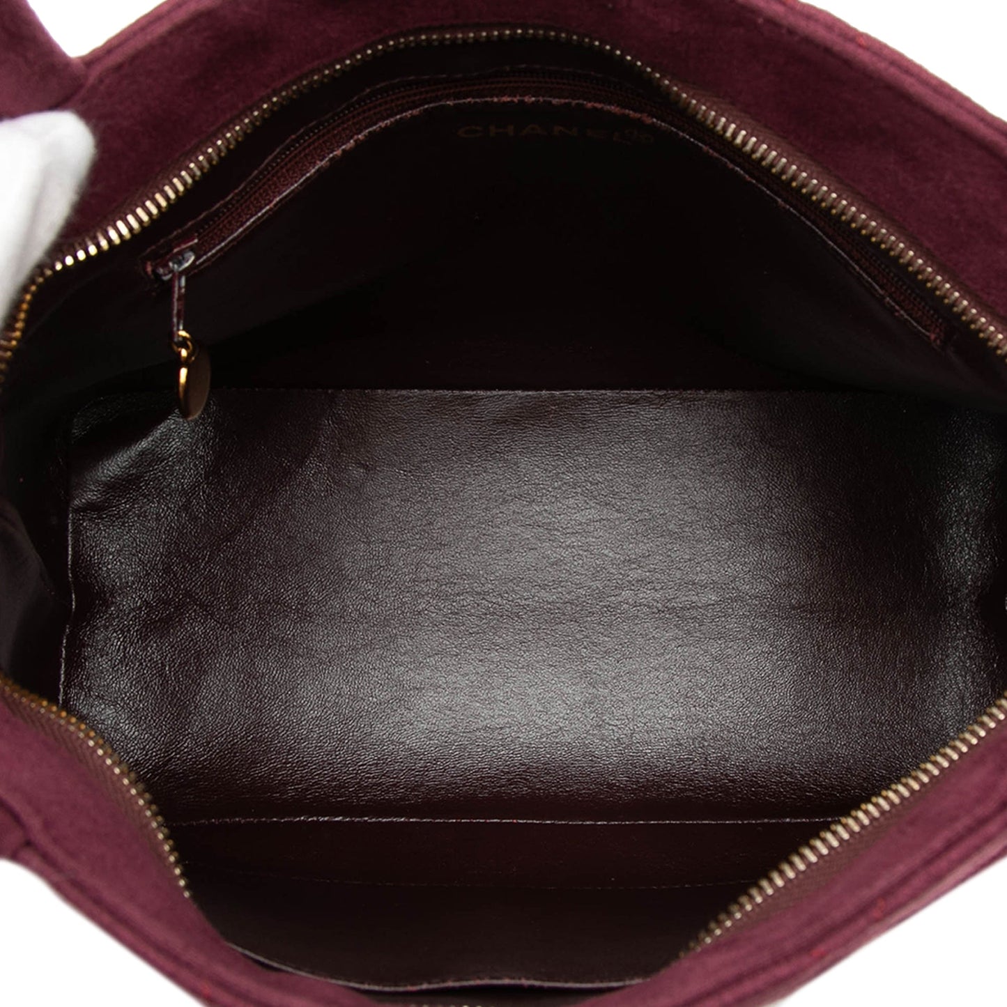 Chanel Suede Medallion Tote