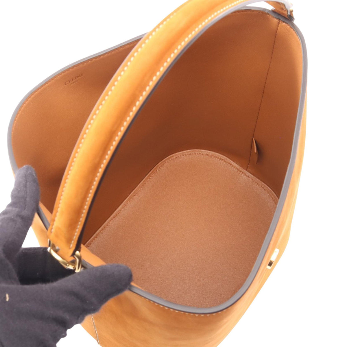 Celine Medium Smooth Calfskin Louise Bucket Bag
