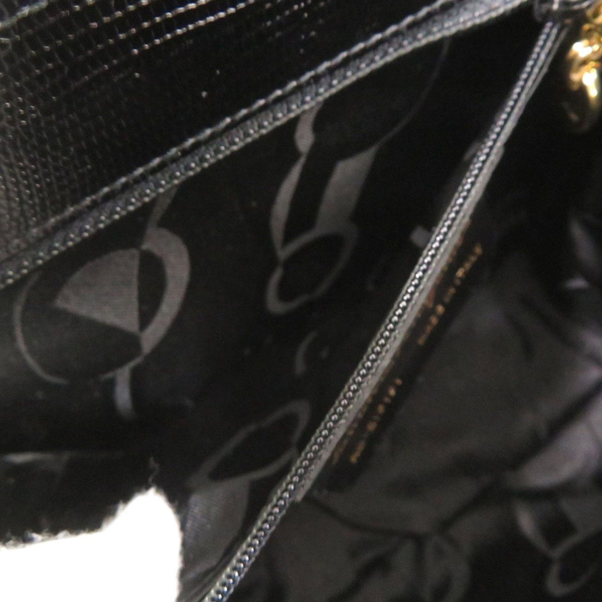 Ferragamo Lizard Embossed Leather Top Handle Bag