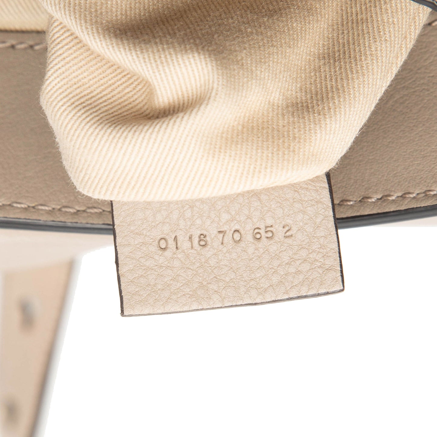 Chloé Small Calfskin and Suede Faye Backpack
