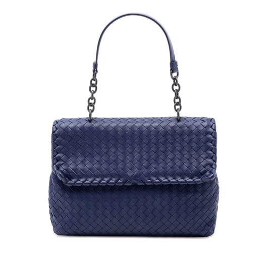 Medium Nappa Intrecciato Olimpia Shoulder Bag
