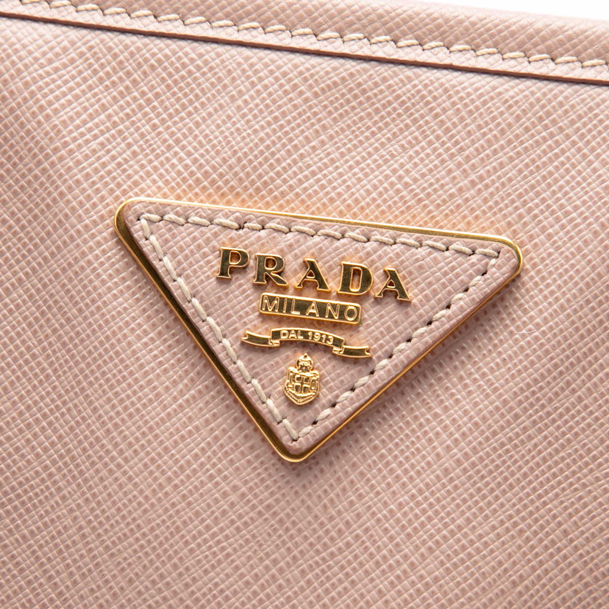 Prada Saffiano Lux Shopping Tote — Pink