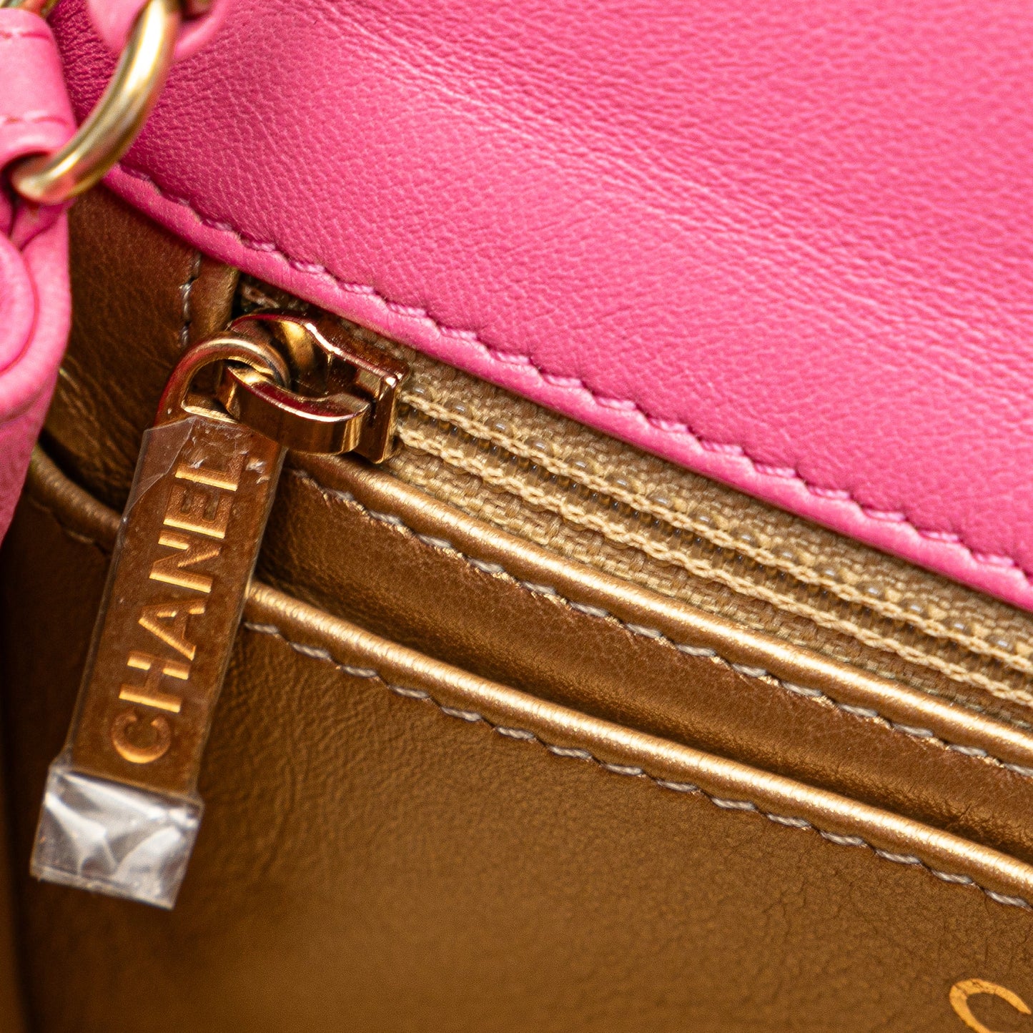 Chanel Mini Square Classic Lambskin Pearl Crush Single Flap