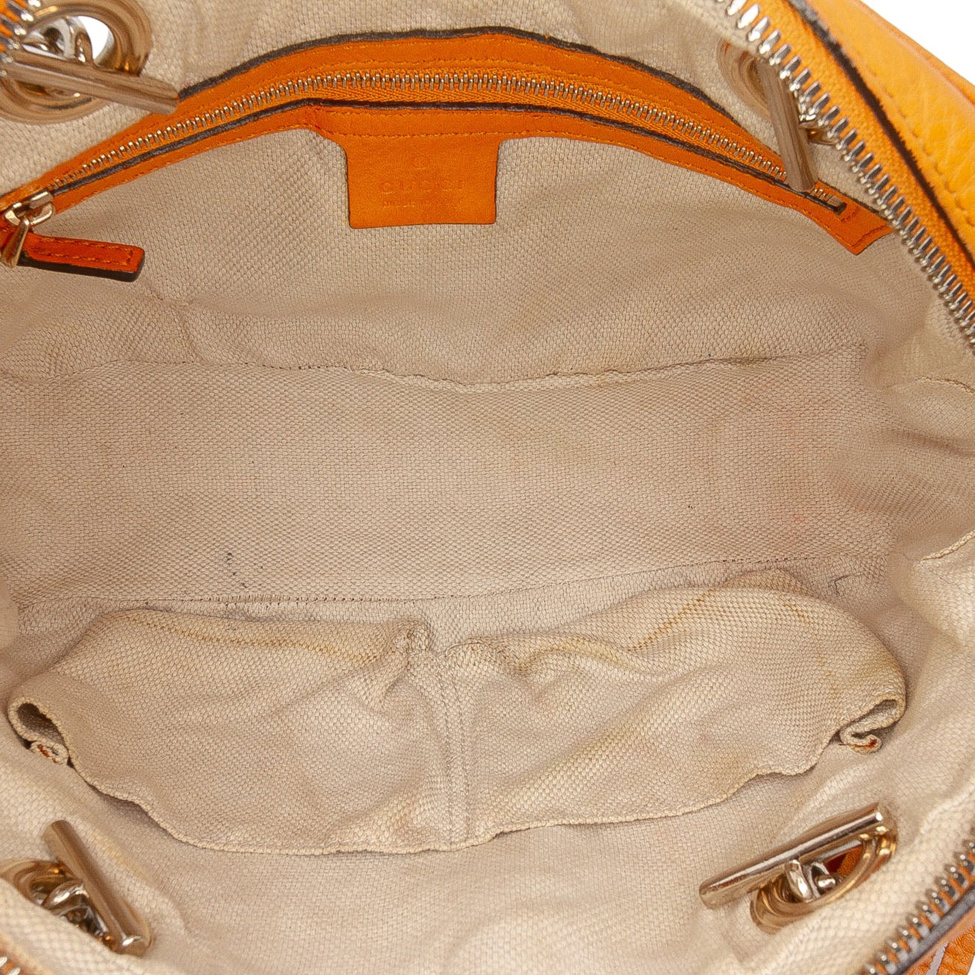Gucci Leather Soho Chain Zip Shoulder Bag