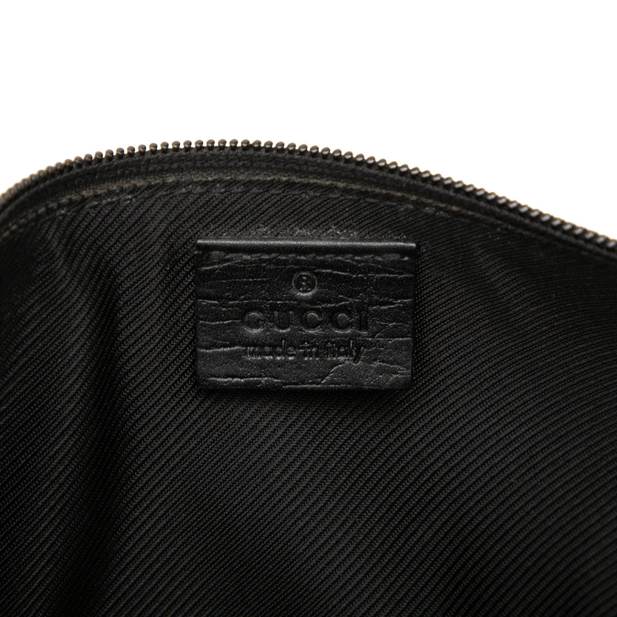 Gucci GG Canvas Web Boat — Black