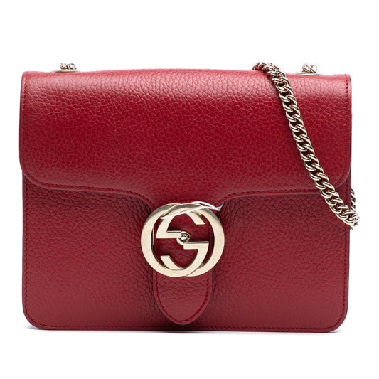 Gucci Small Dollar Calfskin Interlocking G Crossbody