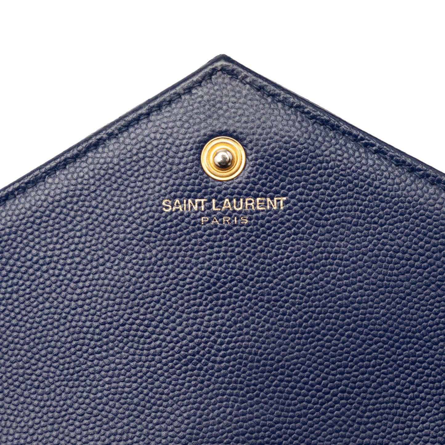 Grain De Poudre Chevron Monogram Envelope Chain Wallet