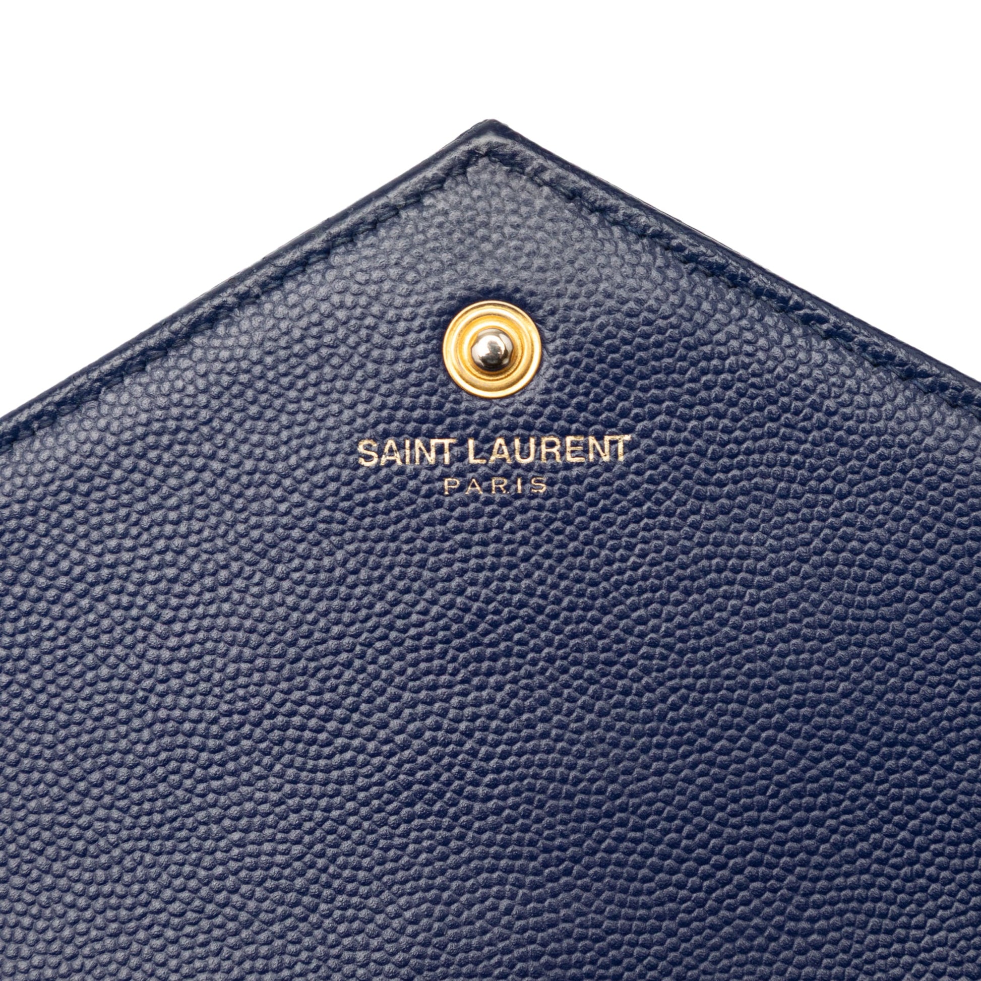 Grain De Poudre Chevron Monogram Envelope Chain Wallet