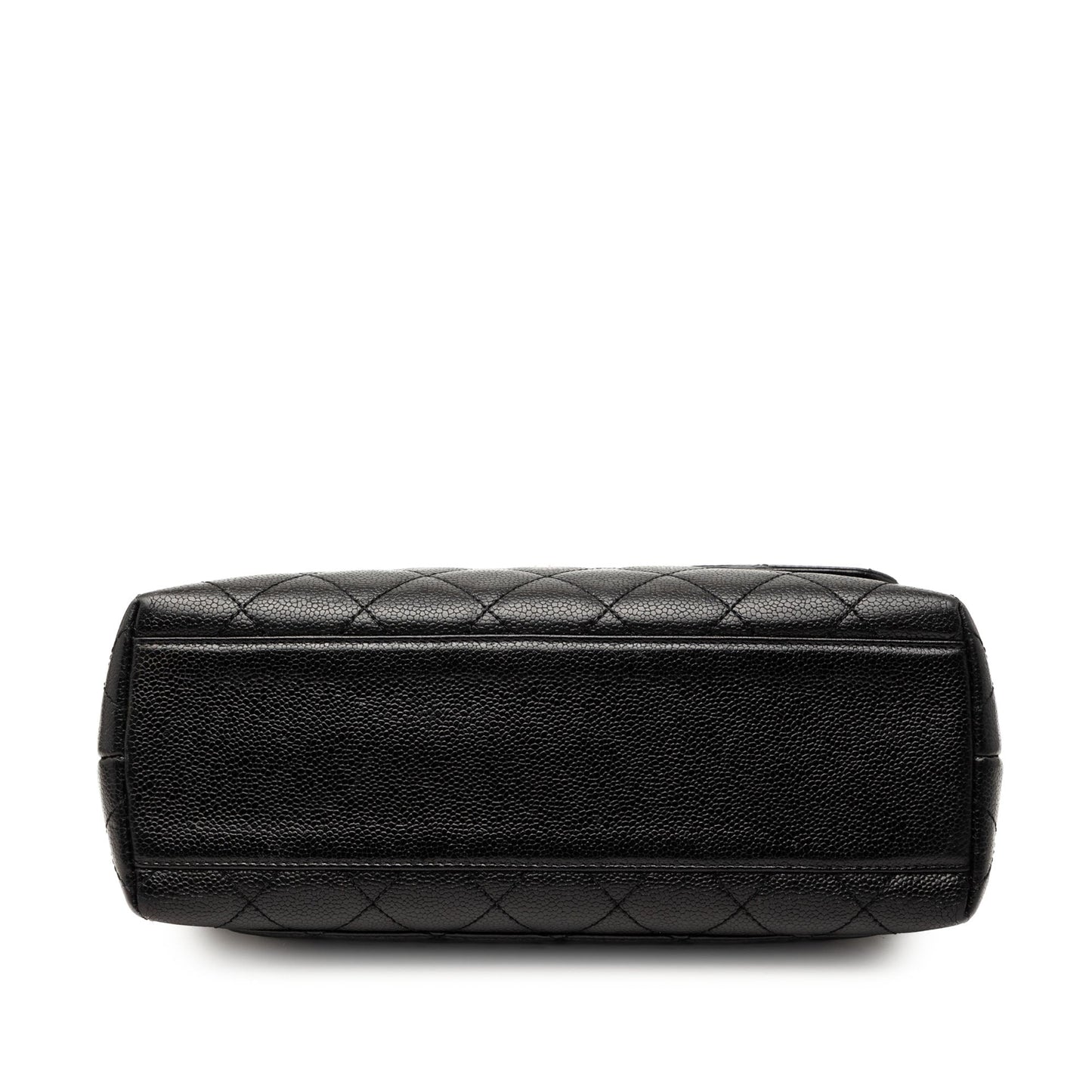 Chanel CC Quilted Caviar Kelly Top Handle Bag