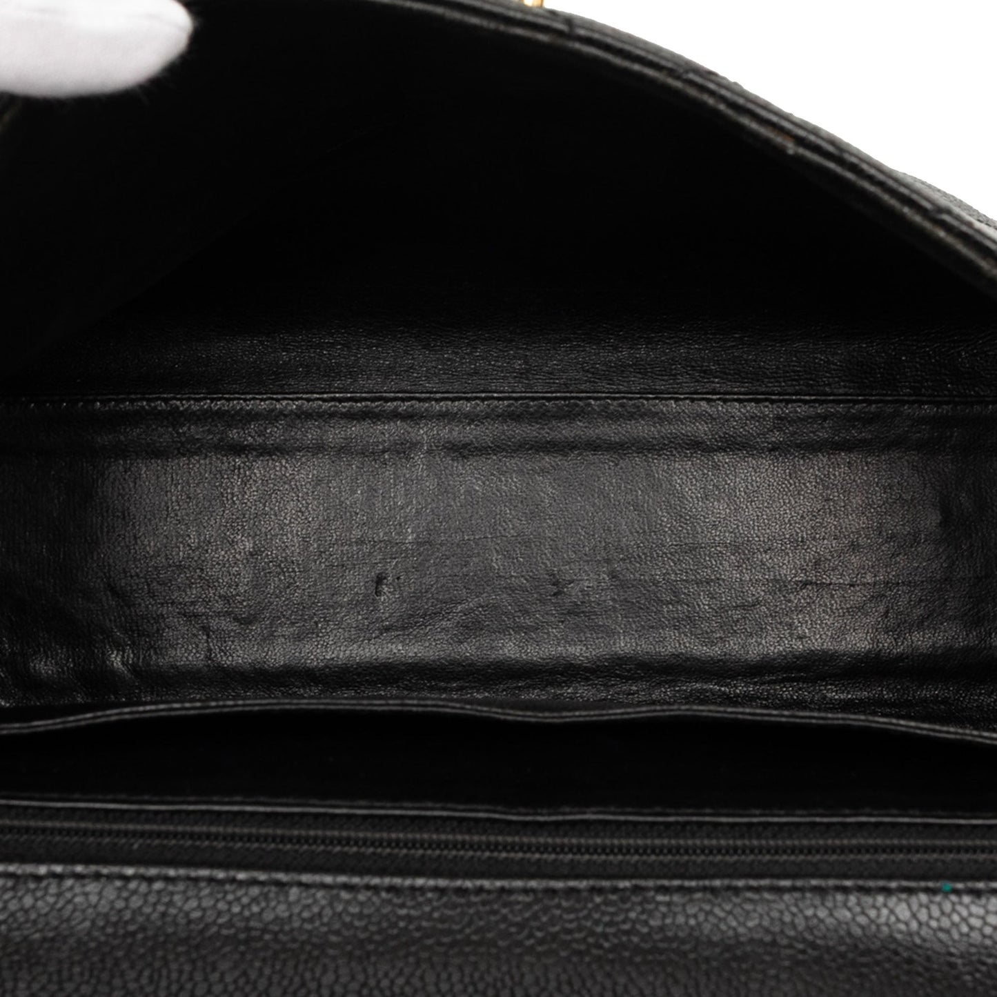 Chanel CC Quilted Caviar Kelly Top Handle Bag