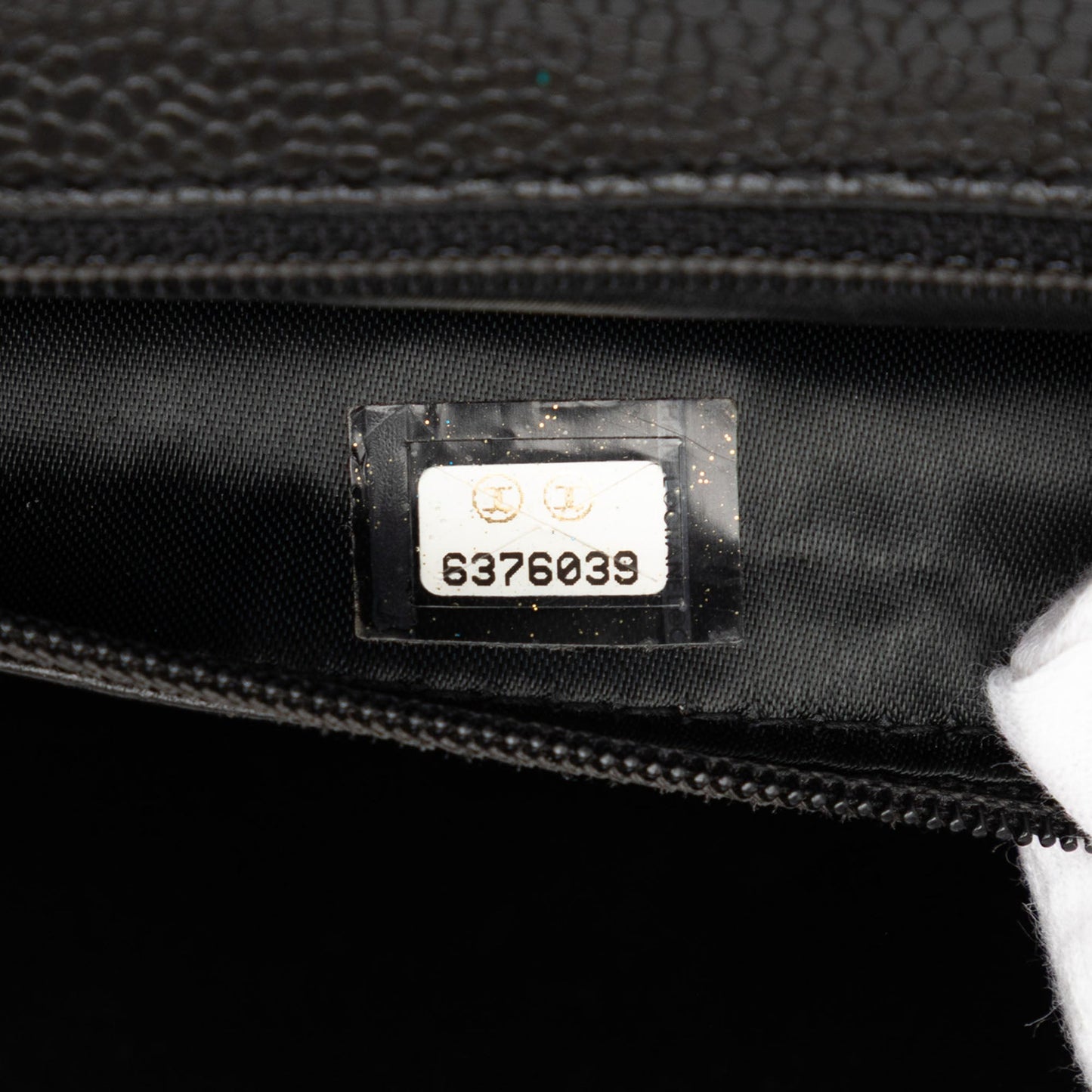 Chanel CC Quilted Caviar Kelly Top Handle Bag