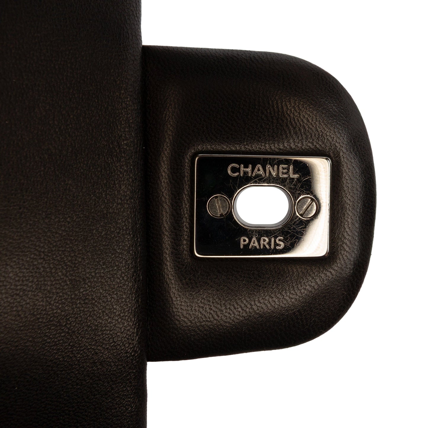 Chanel Jumbo Classic Bicolor Lambskin Twist Flap