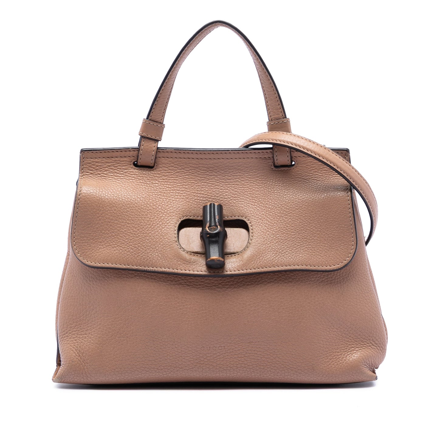 Gucci Small Calfskin Bamboo Daily Satchel
