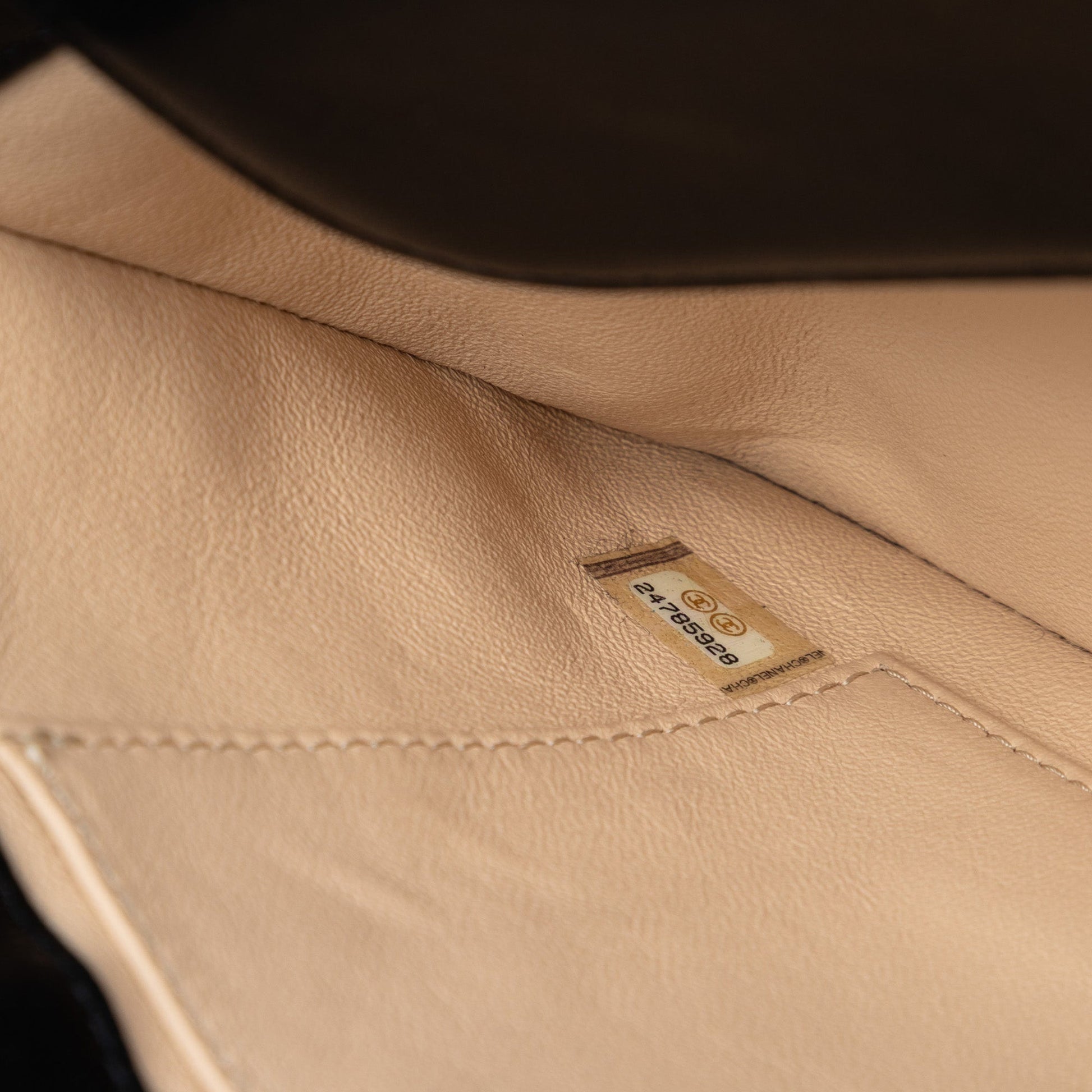 Chevron Sheepskin Subtle Clutch