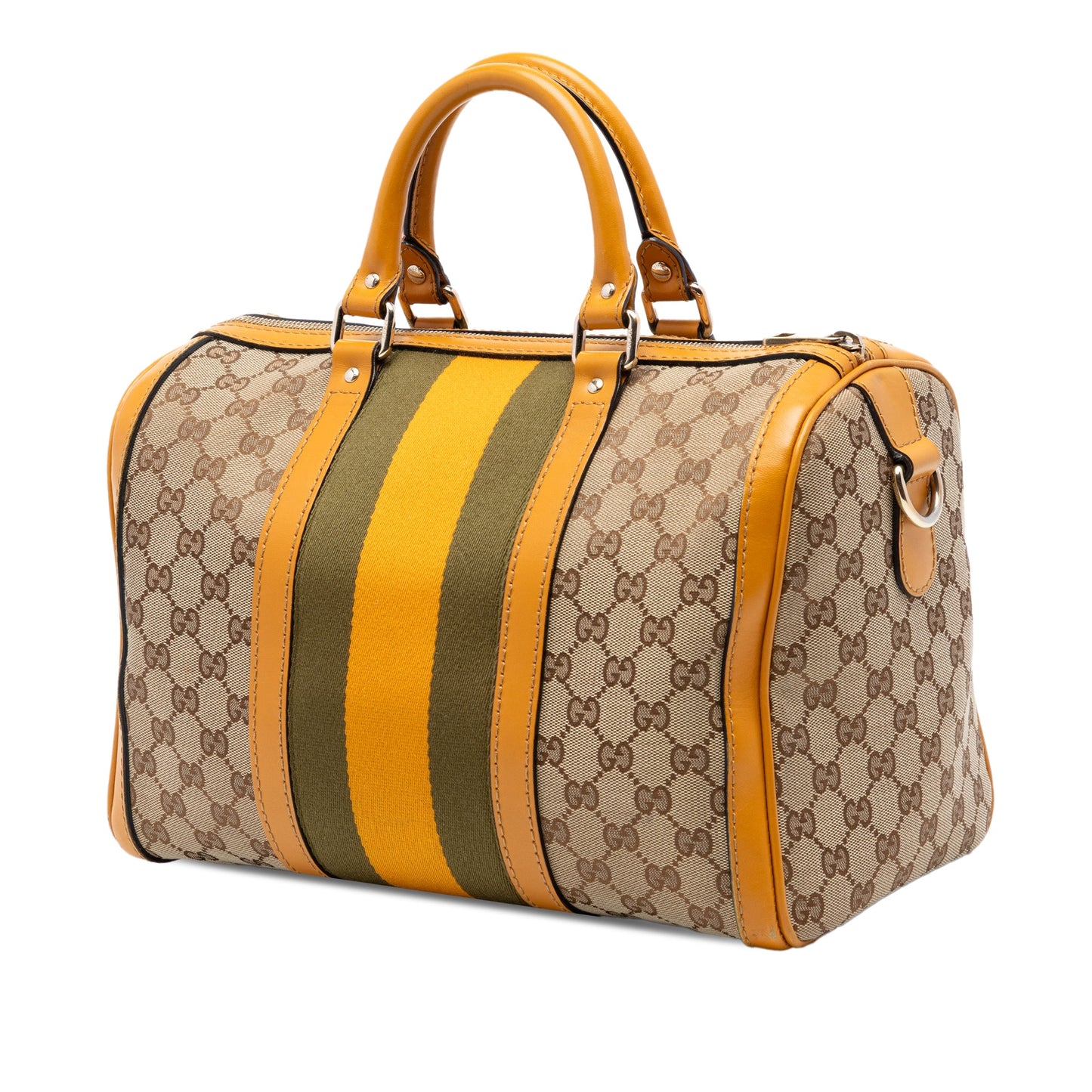 Gucci Medium GG Canvas Web Joy Boston Bag