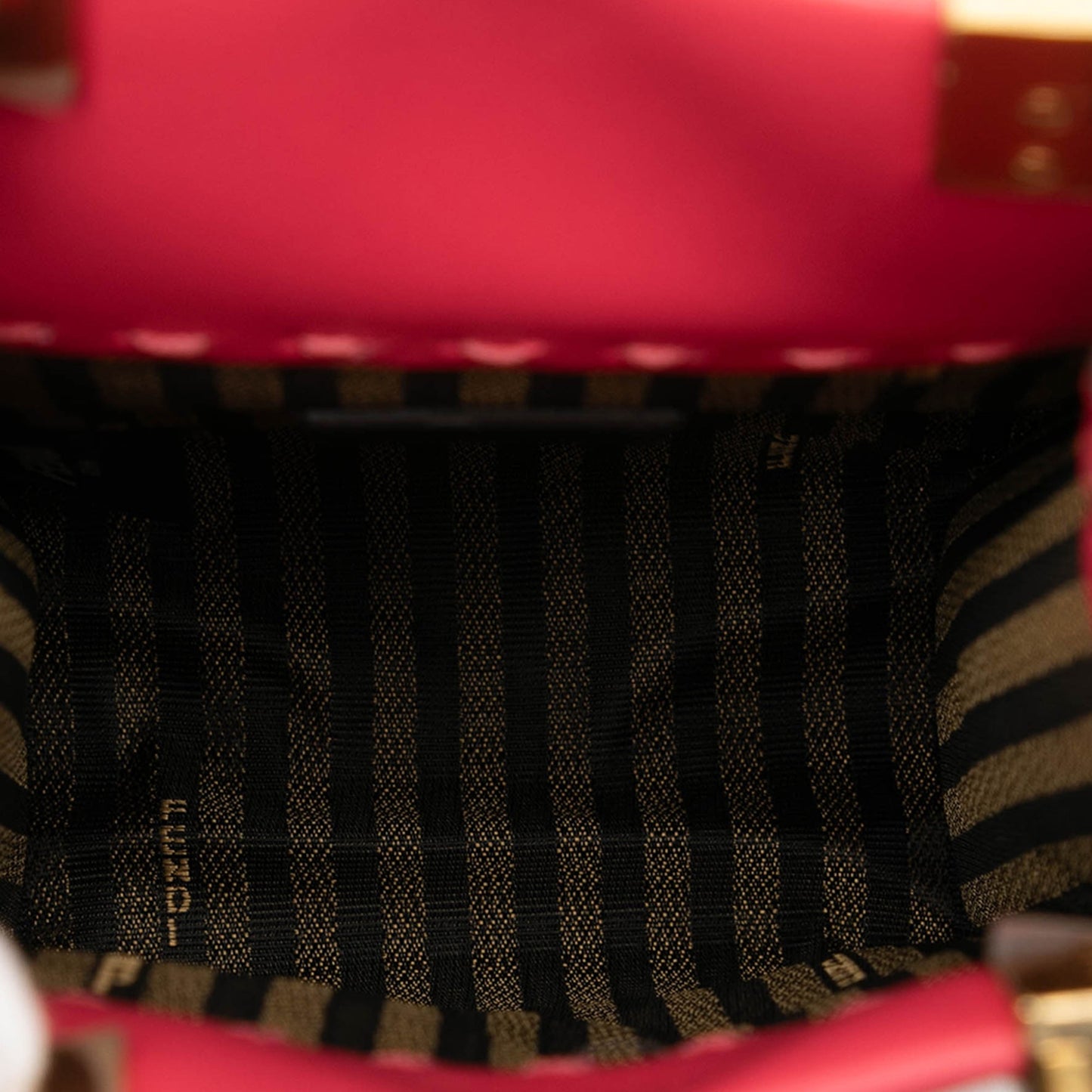 Fendi Mini Leather Sunshine Shopper Tote