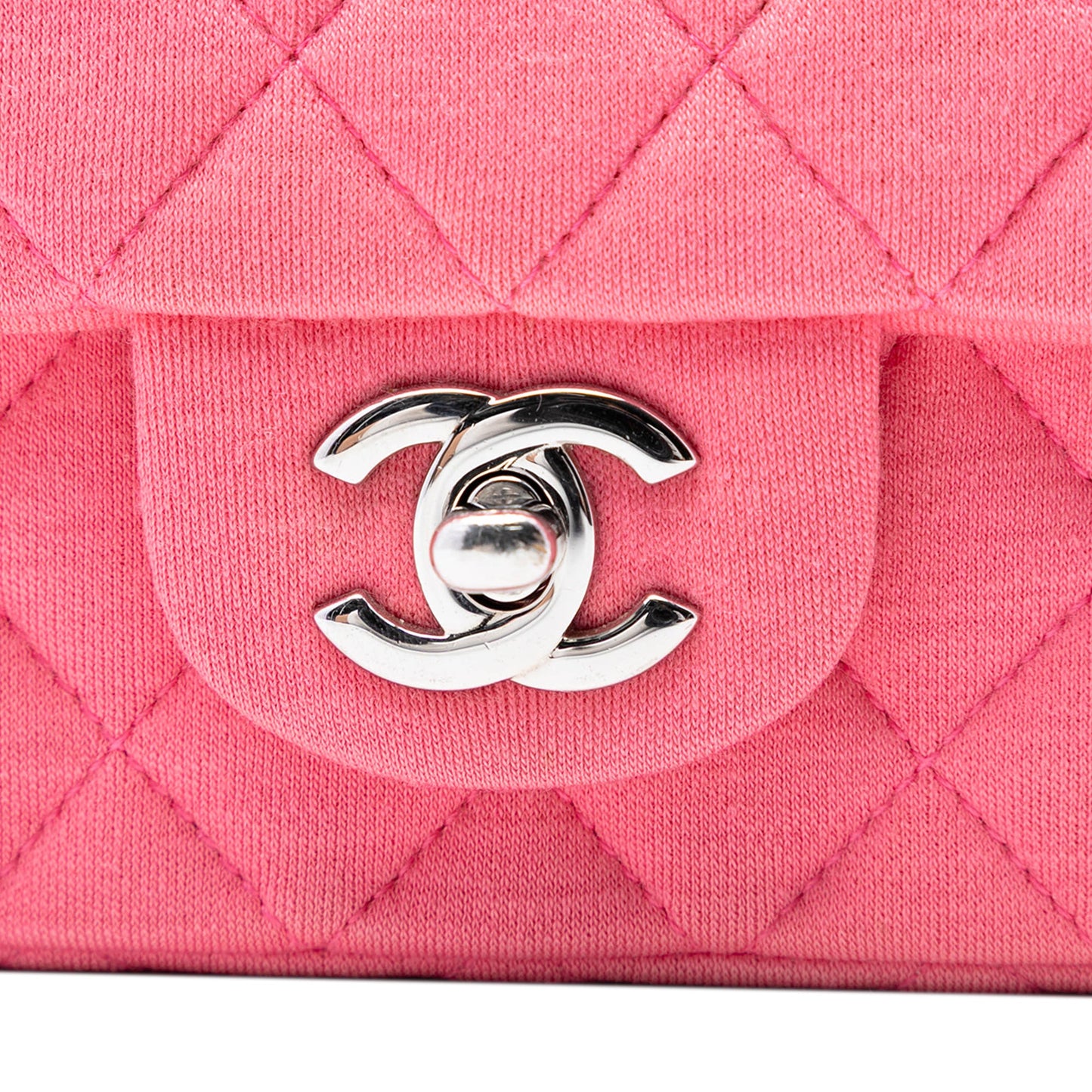 Chanel Mini Rectangular Classic Jersey Single Flap
