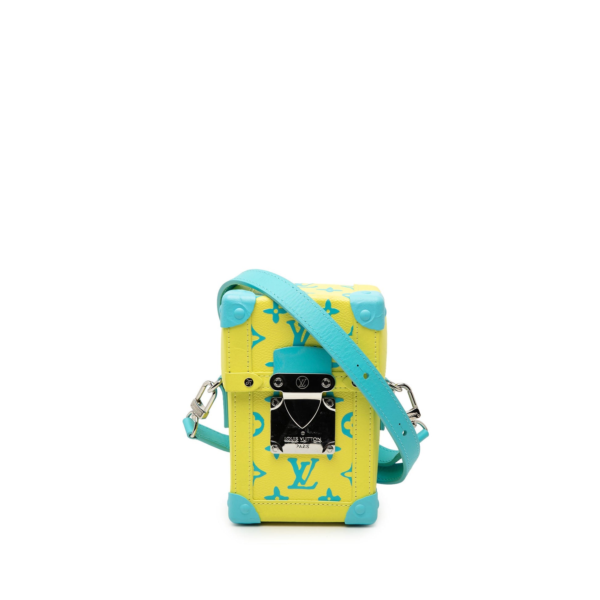 Louis Vuitton Monogram Taurillon Playground Vertical Trunk Wearable Wallet