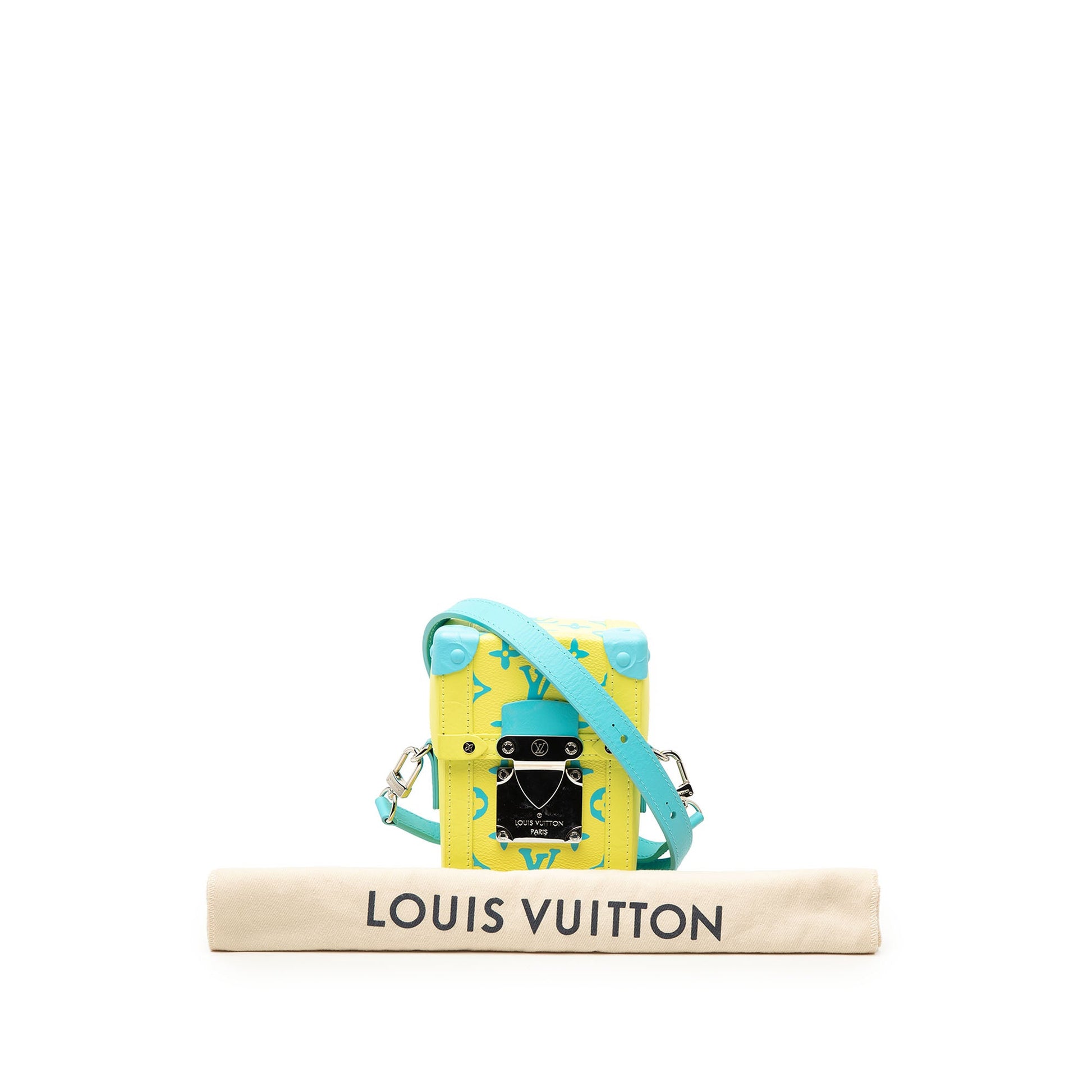 Louis Vuitton Monogram Taurillon Playground Vertical Trunk Wearable Wallet
