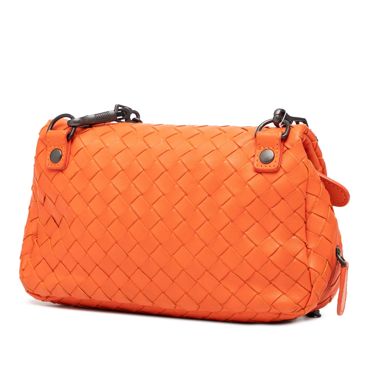 Bottega Veneta Mini Nappa Intrecciato Expandable Chain Flap Crossbody