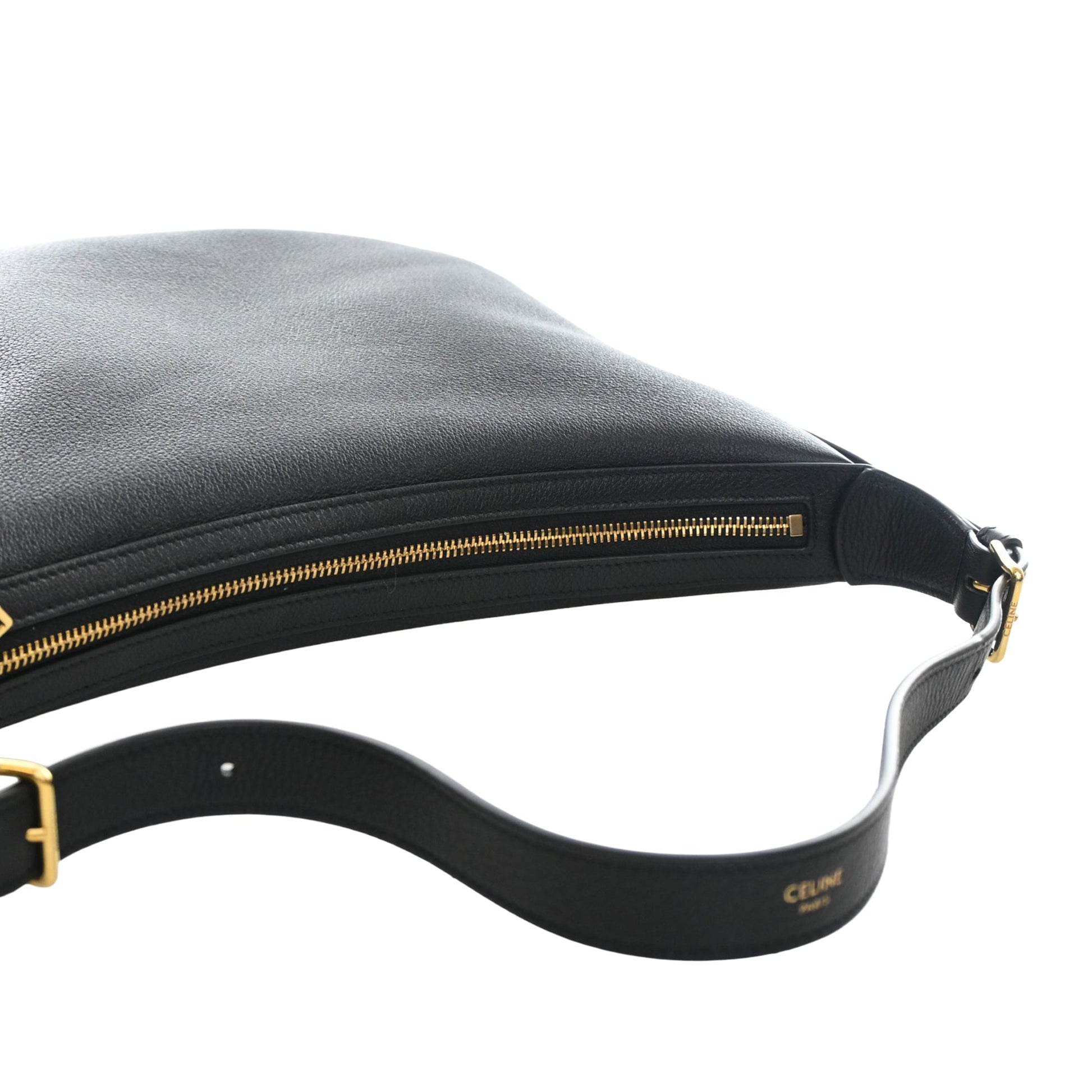 Celine Medium Supple Grained Calfskin Heloise Shoulder Bag