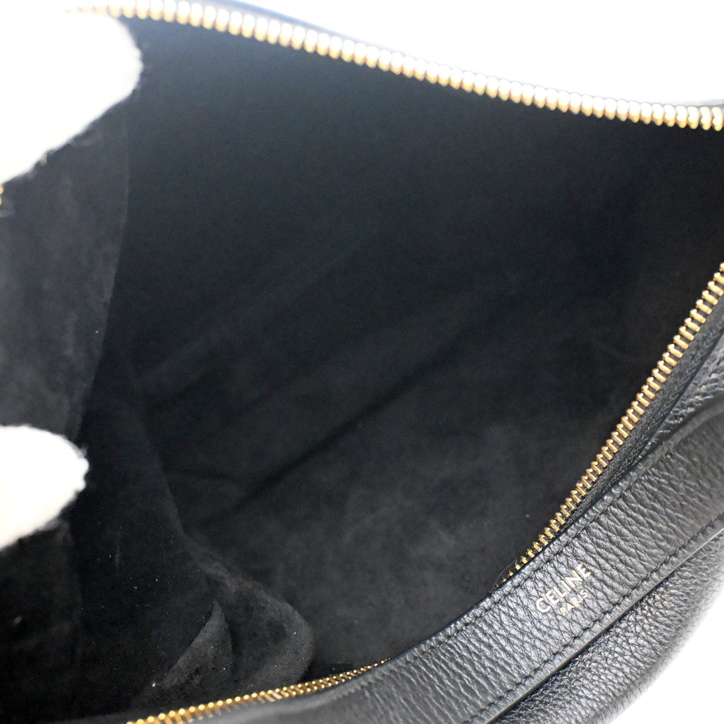 Celine Medium Supple Grained Calfskin Heloise Shoulder Bag