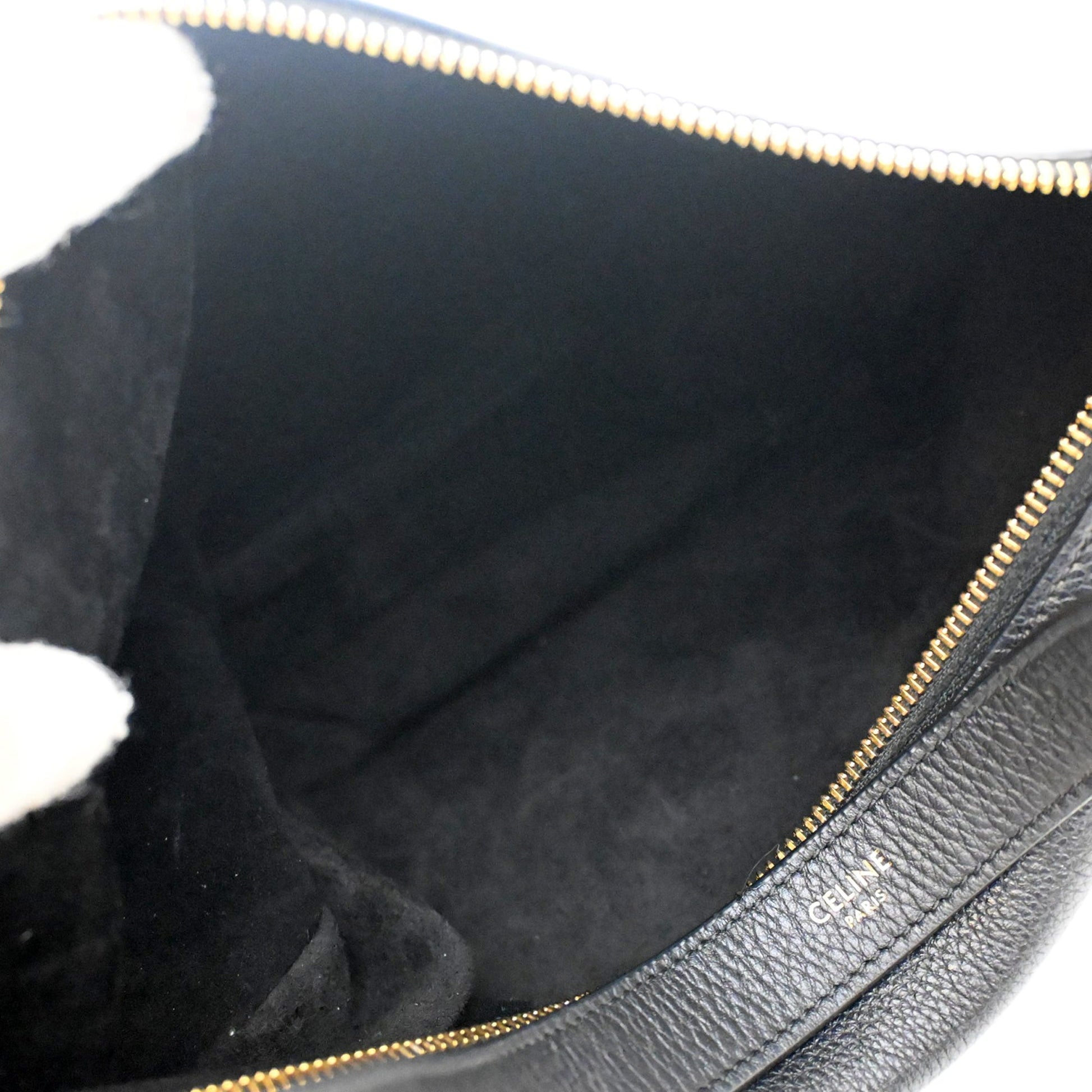 Celine Medium Supple Grained Calfskin Heloise Shoulder Bag