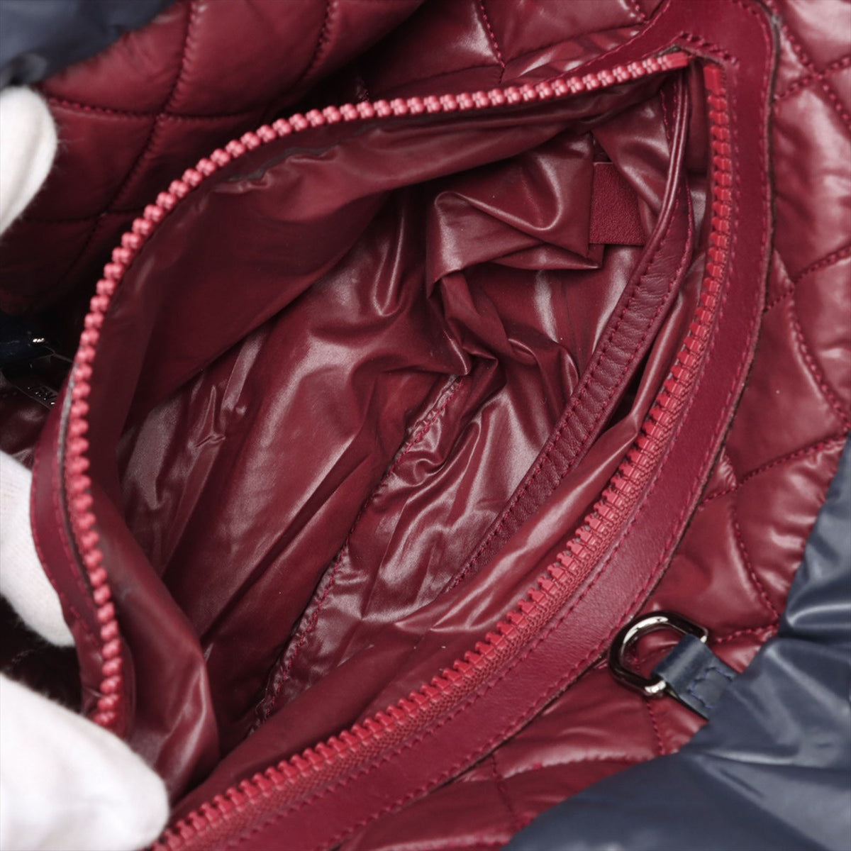 Chanel Quilted Nylon Coco Cocoon Tote — Blue