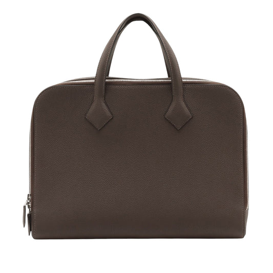 Hermès Togo Victoria Light Briefcase