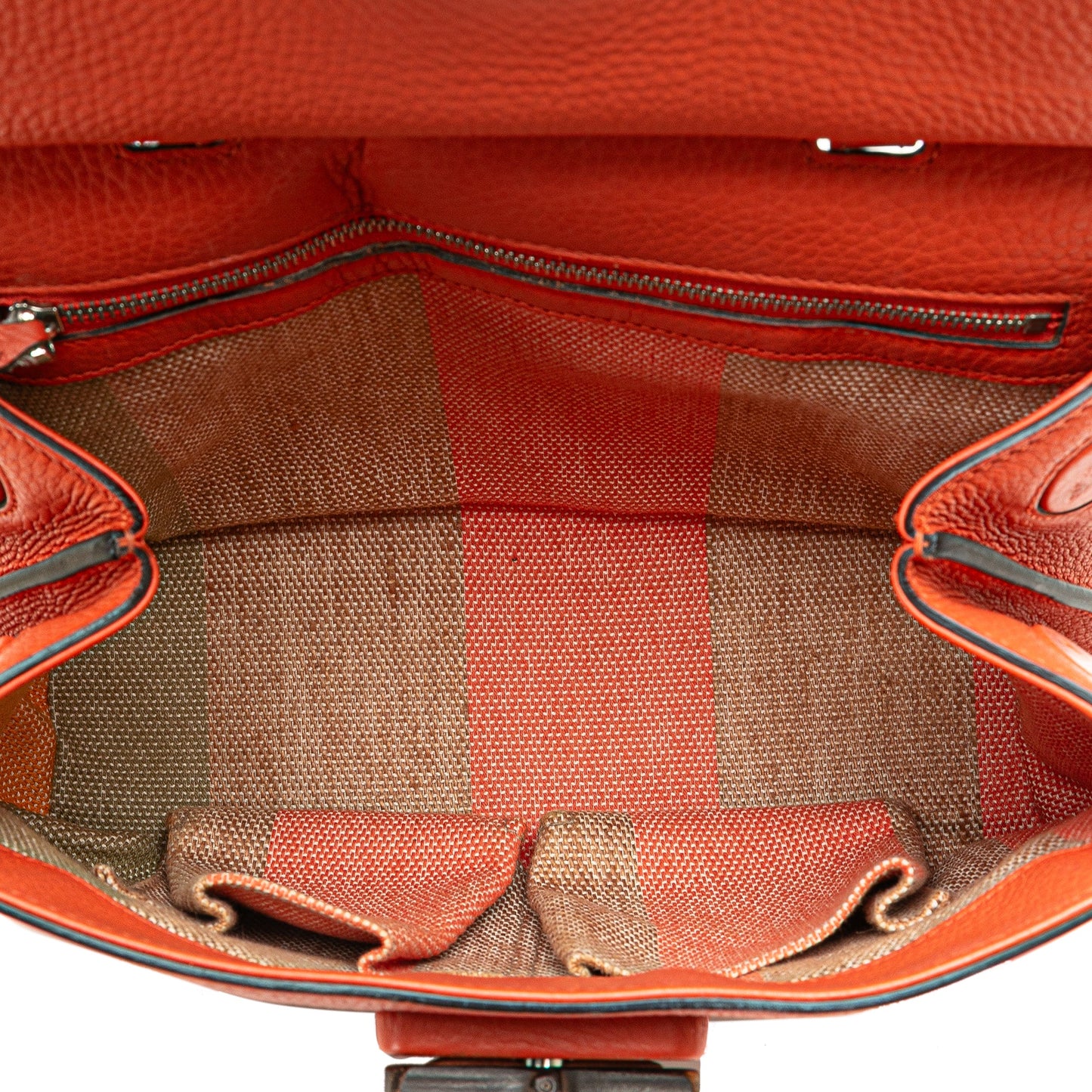 Gucci Small Calfskin Bamboo Daily Satchel