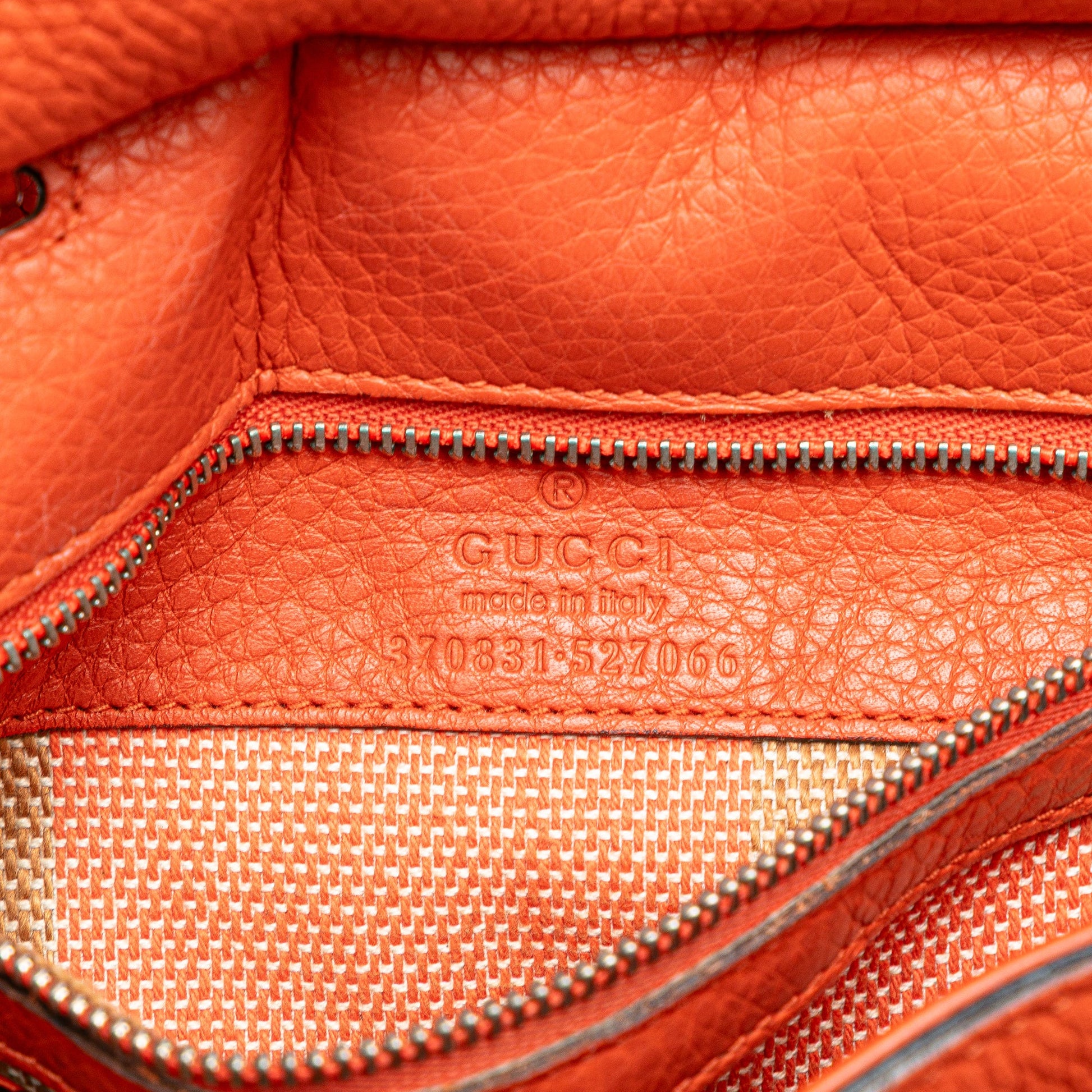 Gucci Small Calfskin Bamboo Daily Satchel