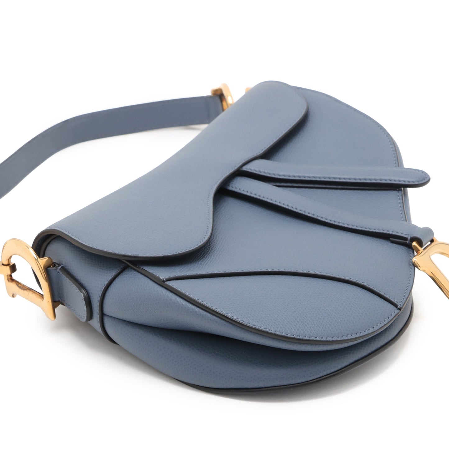 Dior Leather Saddle Bag