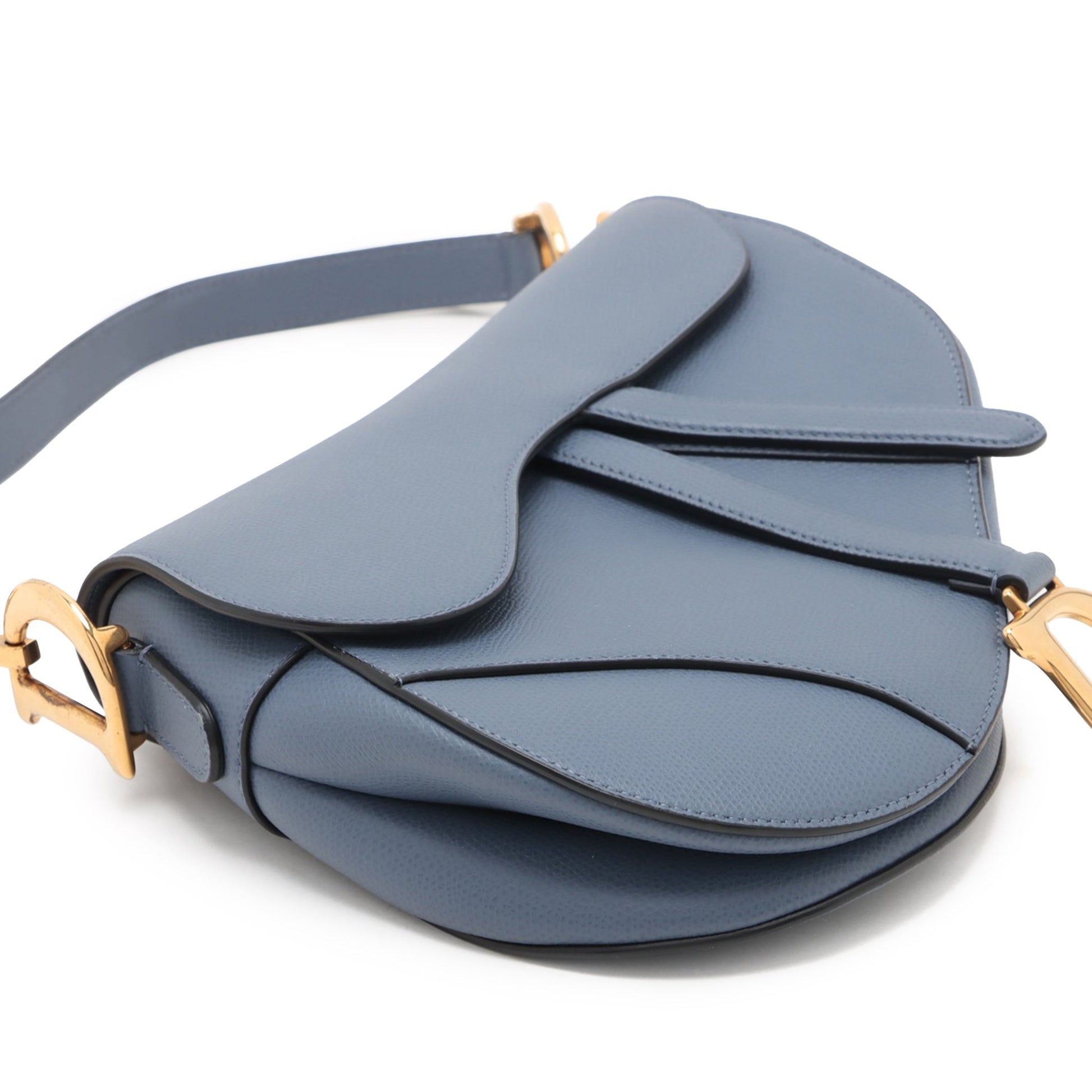 Dior Leather Saddle Bag
