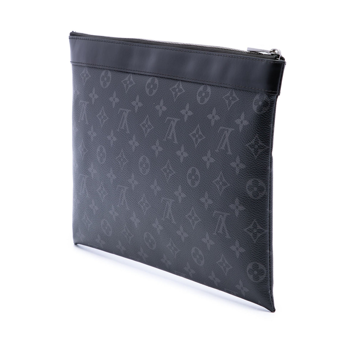 Louis Vuitton Monogram Eclipse Discovery Pochette GM — Black