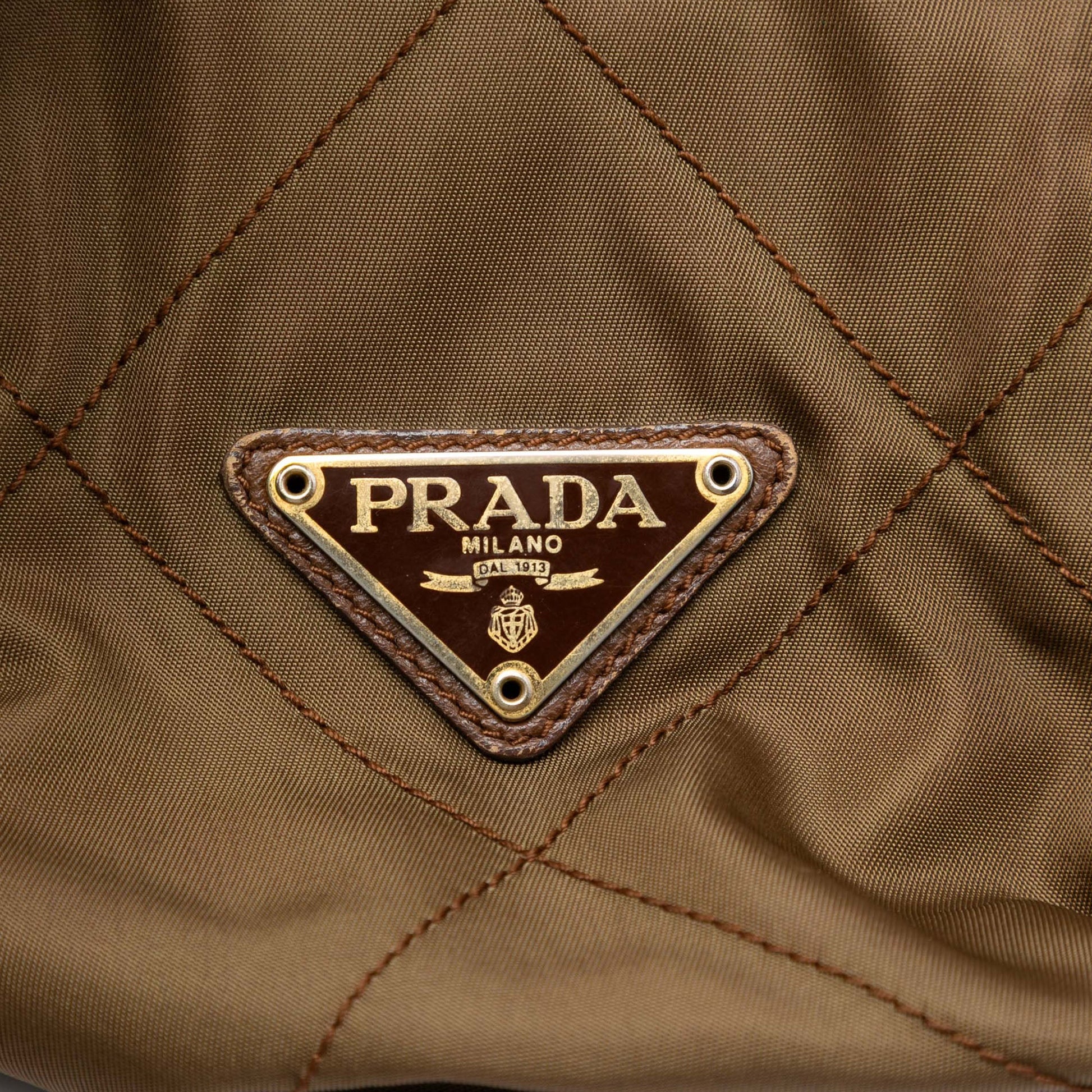 Prada Impuntu Tessuto Catena Chain Tote