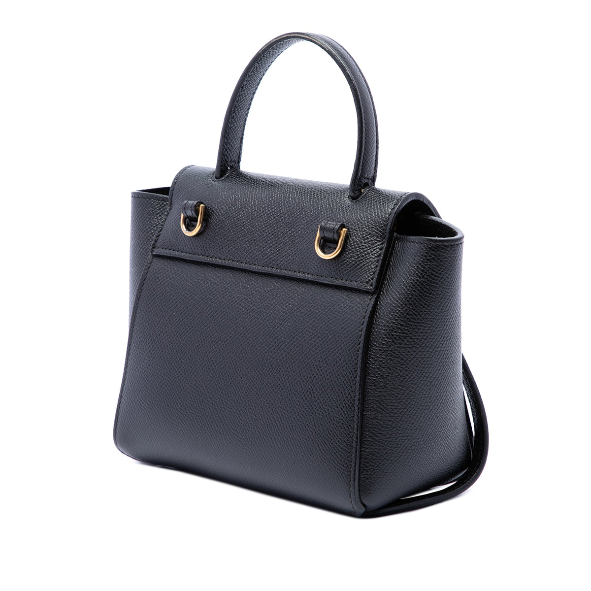 Celine Pico Grained Calfskin Belt Bag — Black