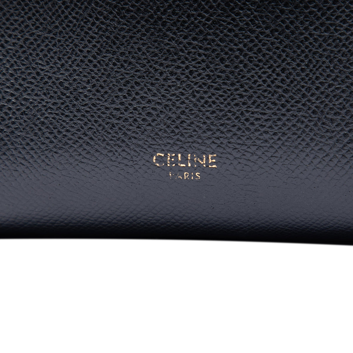 Celine Pico Grained Calfskin Belt Bag — Black