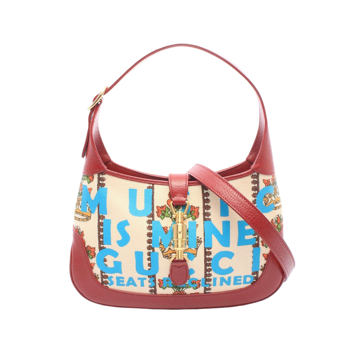 Gucci Small Canvas 100 Centennial Music Jackie 1961 Crossbody