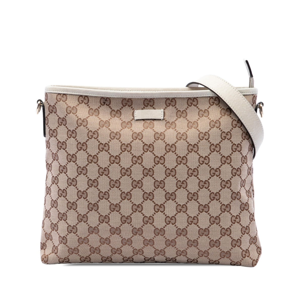 Gucci GG Canvas Crossbody — Beige