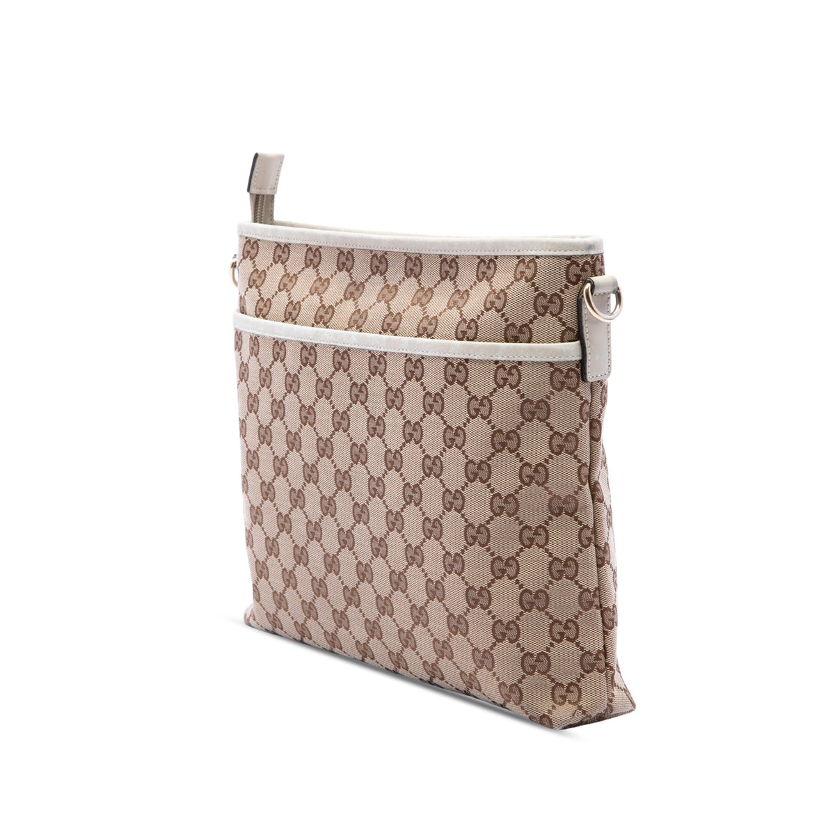 Gucci GG Canvas Crossbody — Beige