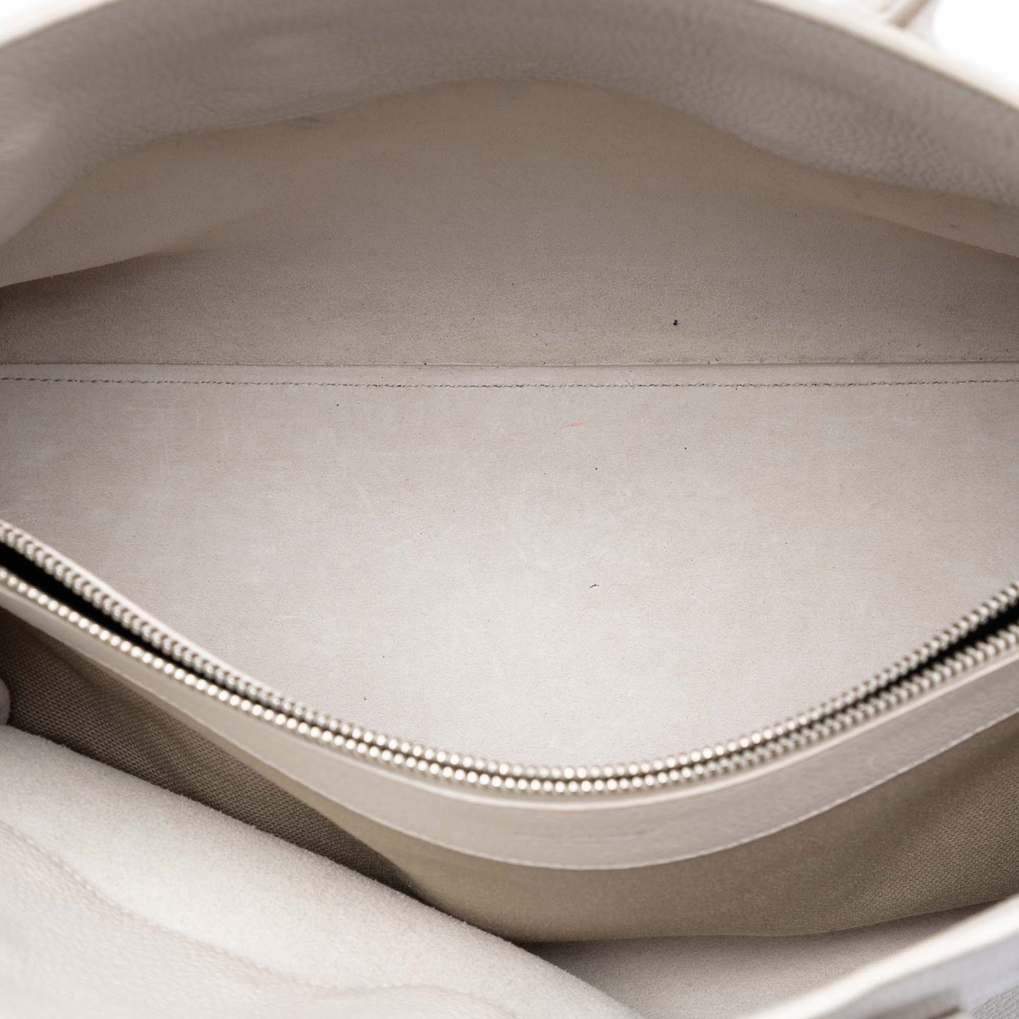 Saint Laurent Small Grained Calfskin Supple Sac De Jour Satchel