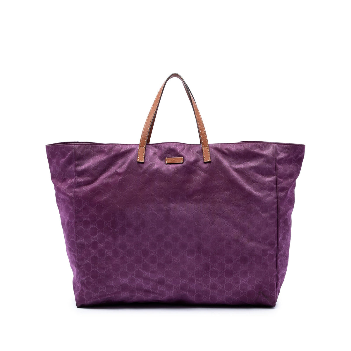 Gucci GG Nylon Travel Bag — Purple