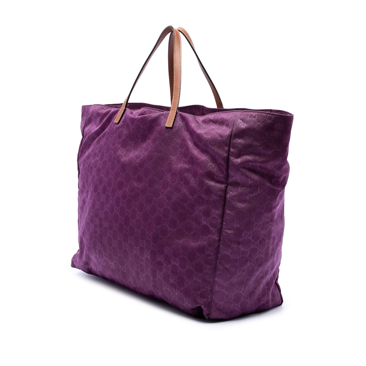 Gucci GG Nylon Travel Bag — Purple