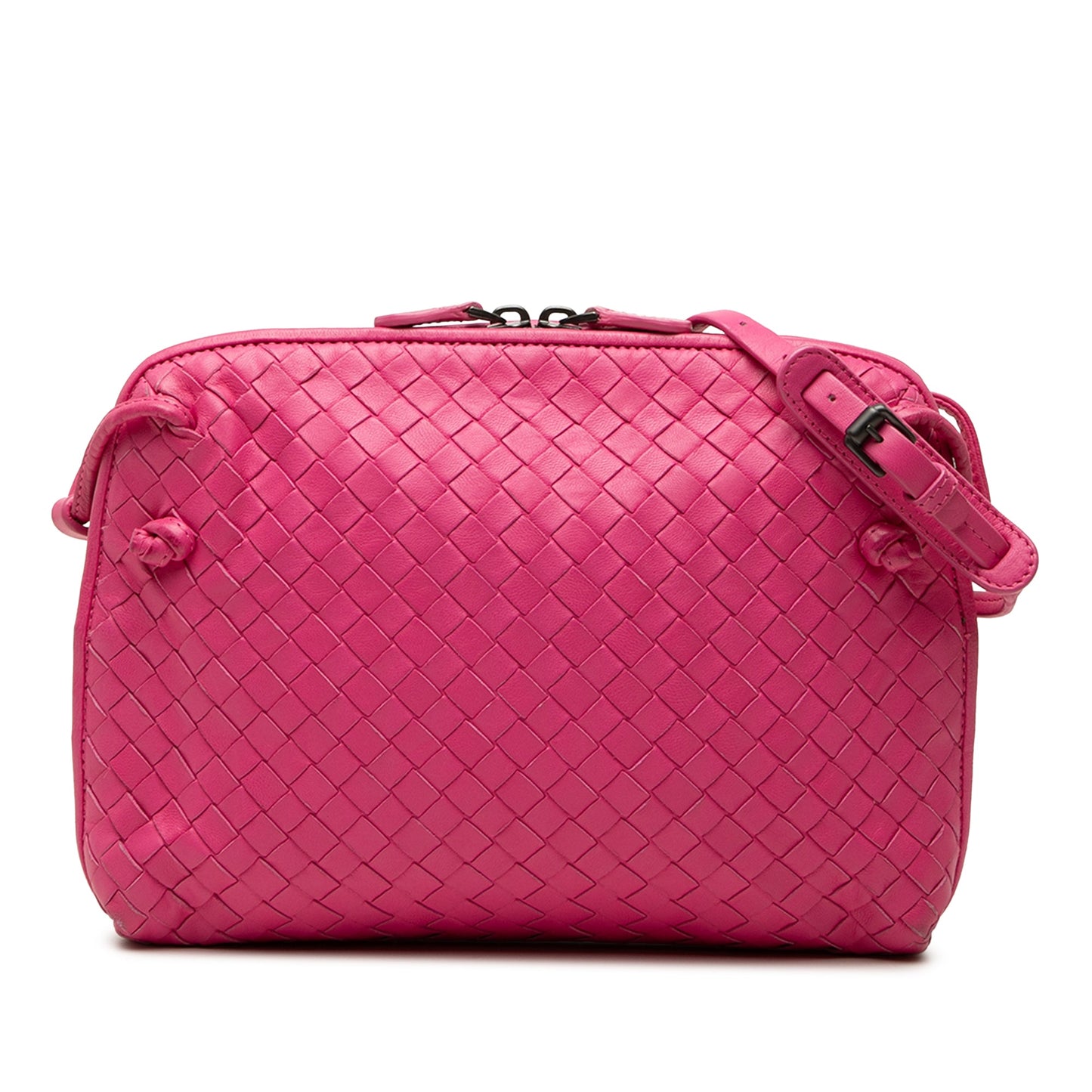 Bottega Veneta Nappa Intrecciato Nodini Crossbody