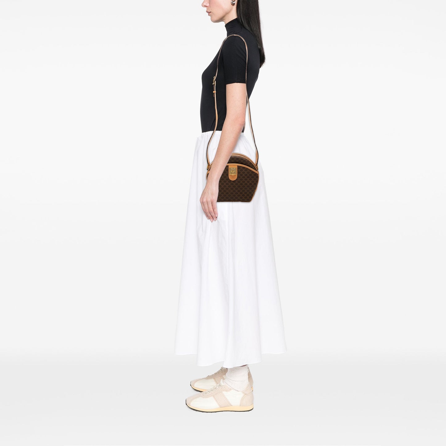 Celine Macadam Coated Canvas Crossbody