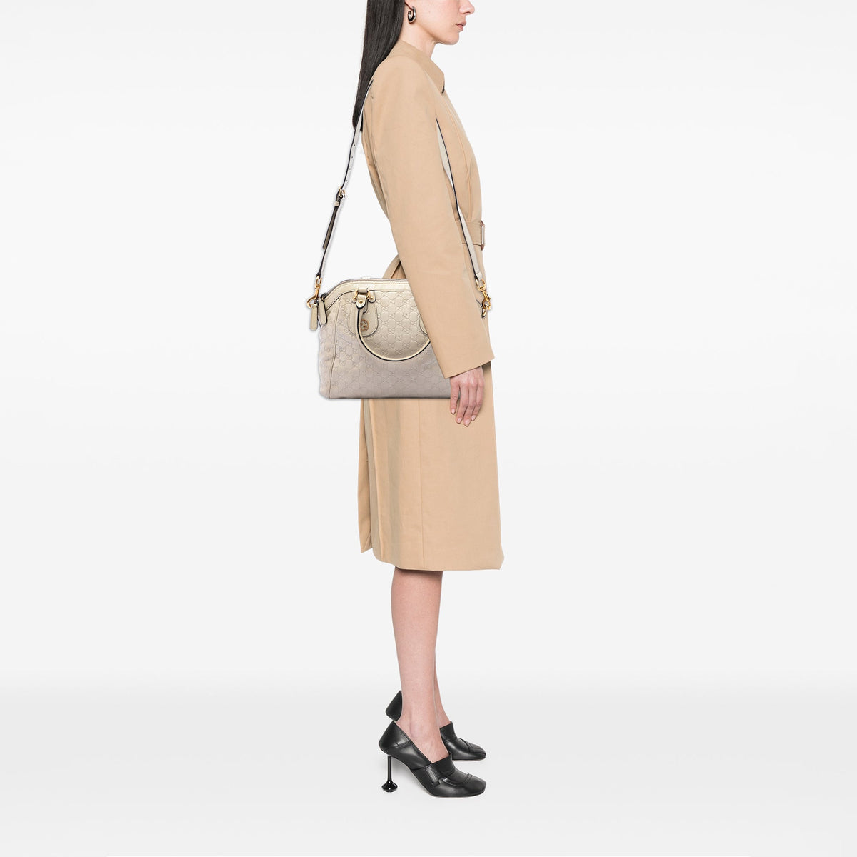 Gucci Medium Guccissima Scarlett Satchel