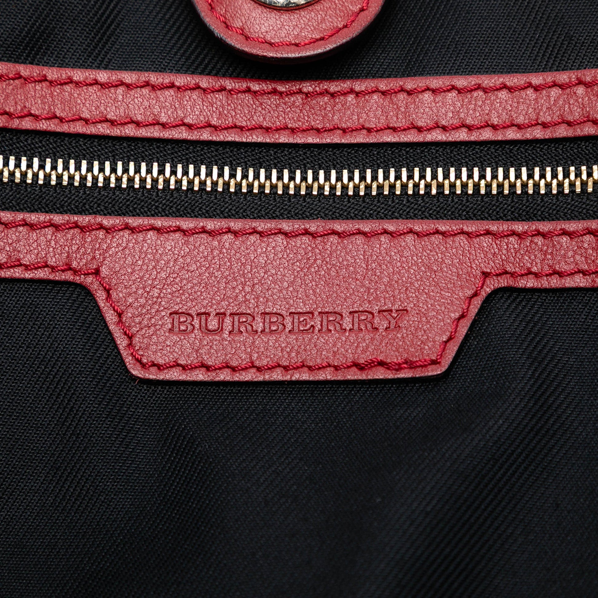 Burberry Small Haymarket Check Canvas and Leather Canterbury Tote