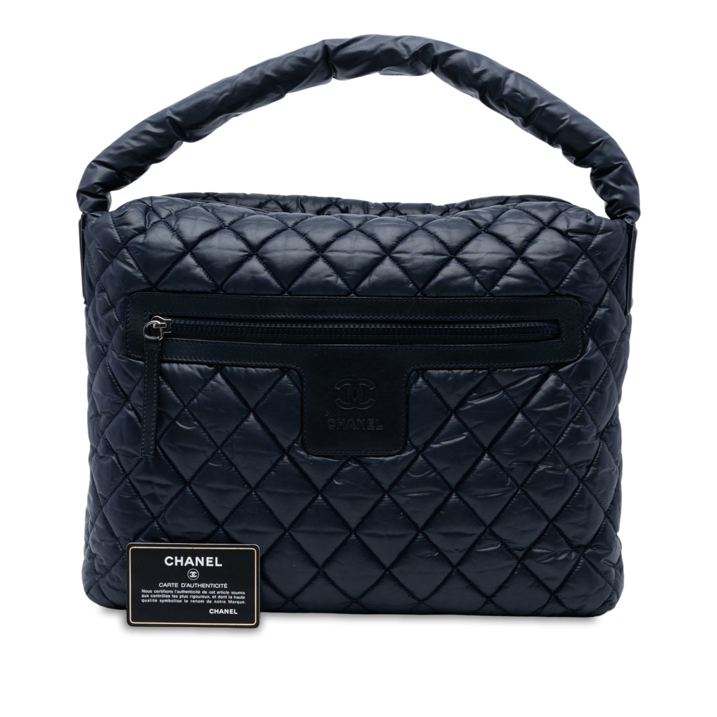 Chanel Quilted Nylon Coco Cocoon Hobo