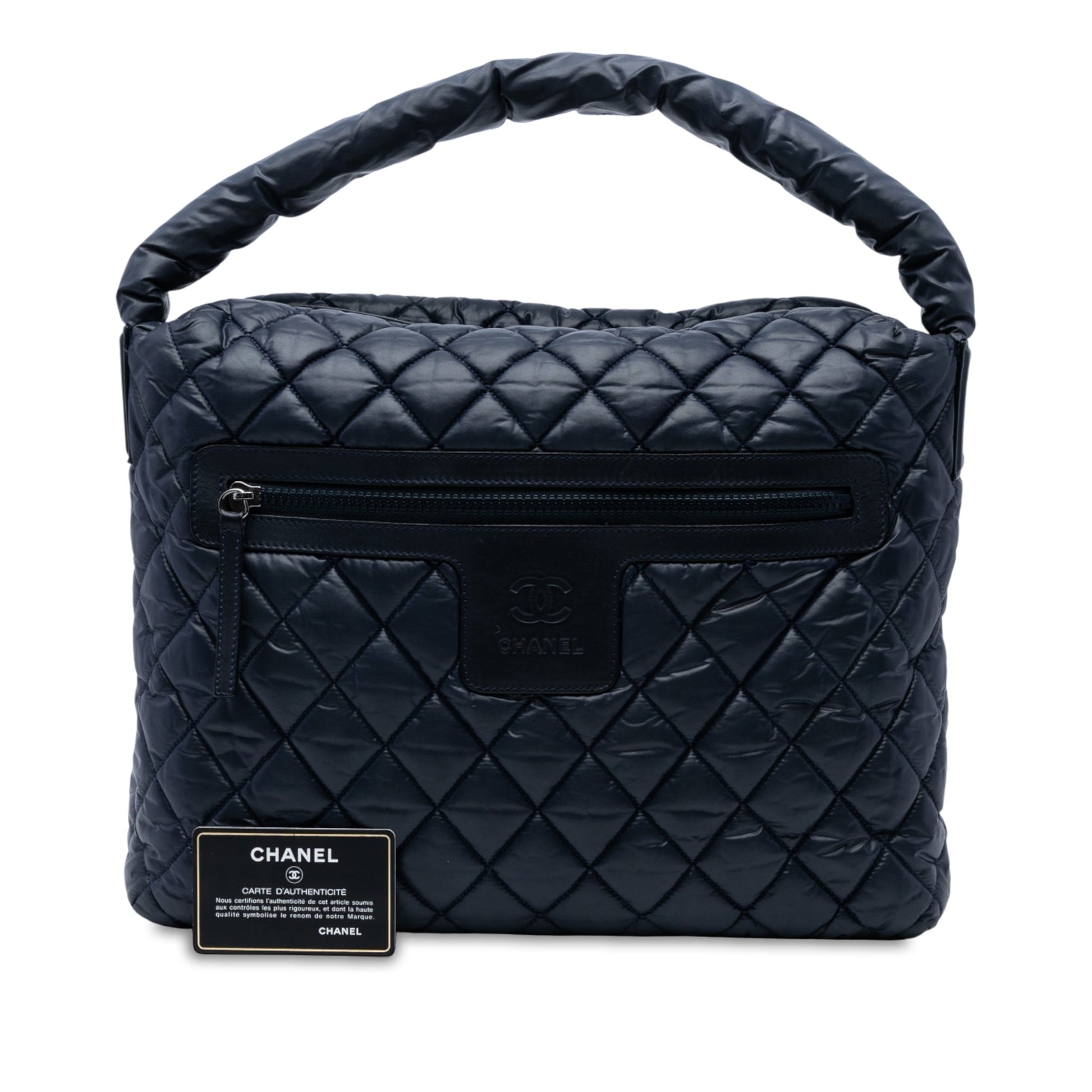 Chanel Quilted Nylon Coco Cocoon Hobo
